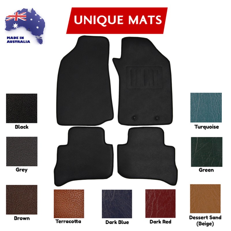 Isuzu MU-X RF 2012 - 2021 Custom Fit Mats in Rubber