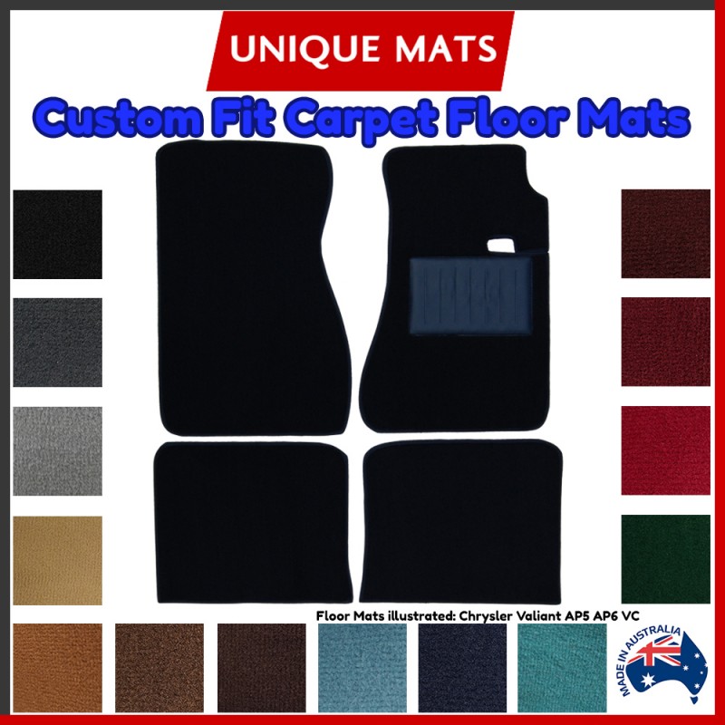 Chrysler Valiant AP5 AP6 VC 1963 - 1967 Custom Fit Mats in Carpet