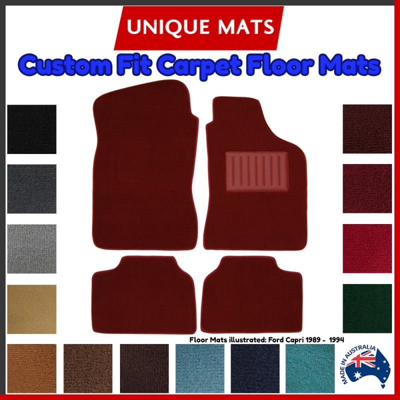 Ford Capri 1989 - 1994 Custom Fit Mats in Carpet