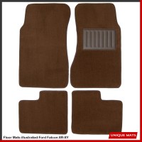Ford Falcon XR XT XW XY 1967 - 1972 Custom Fit Mats in Carpet - Unique Mats