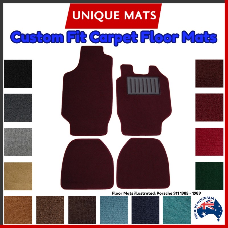 Porsche 911 1985 - 1989 Custom Fit Mats in Carpet