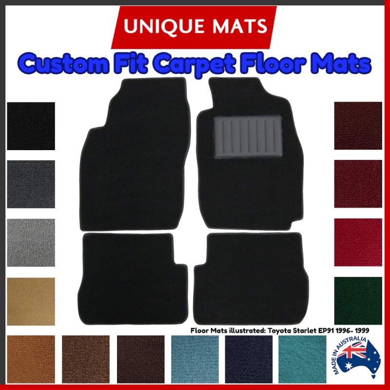 Toyota Starlet 1996 - 1999 Custom Fit Mats in Carpet