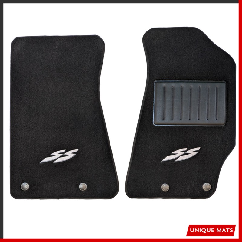 Holden Commodore VY VZ 2002 - 2007 Custom Fit Mats Front Pair with SS Embroidery